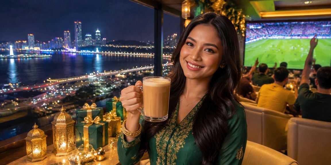 Hiburan kasino suasana Hari Raya di Johor Malaysia